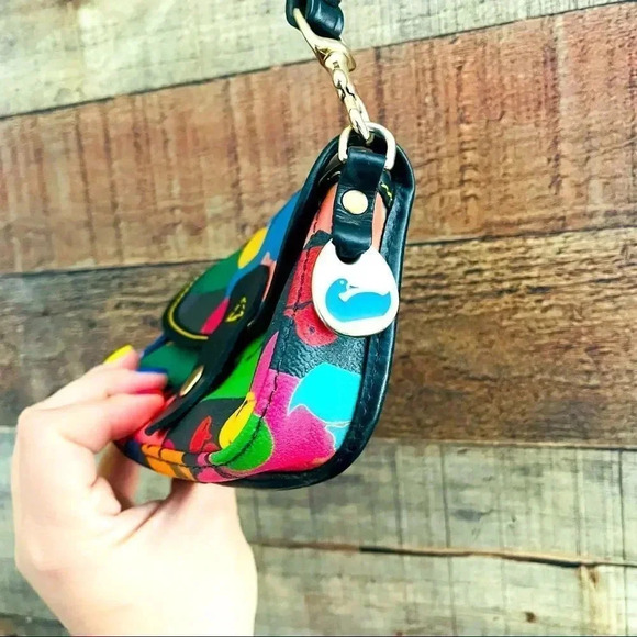 Dooney & Bourke Rare Wonder Duck Wristlet - Picture 4 of 8